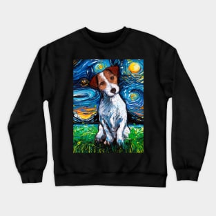 Jack Russell Terrier Night Crewneck Sweatshirt